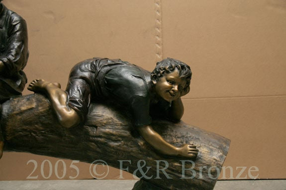 Monumental Lazy Days Bronze Statue