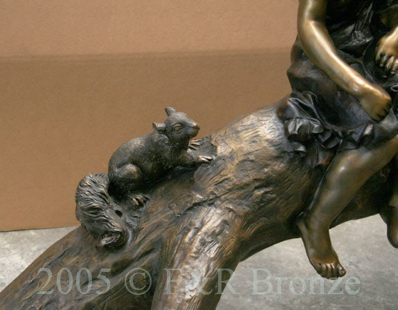 Monumental Lazy Days Bronze Statue
