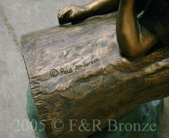 Monumental Lazy Days Bronze Statue