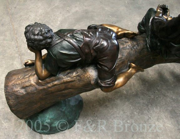 Monumental Lazy Days Bronze Statue