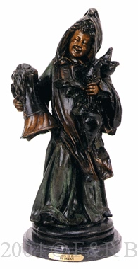 Friar bronze statue by Duran