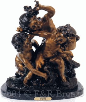 Mischief bronze sculpture by Peyre