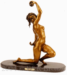 Nude With Ball bronze