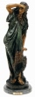 Dianne with Vase bronze sculpture by Villanis
