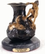 Bronze Nouveau Vase by Alloit