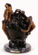 Nude Boy & Girl Bronze Vase by Bofill