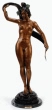 Nude With Scarf bronze statue by Nardini