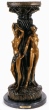 Nudes on Bronze Pedestal by Houdon