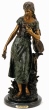 Standing Mandolin Woman bronze