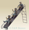 Children on Slide bronze
