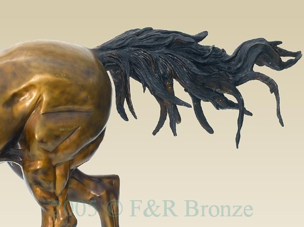 Savage Horse bronze sculpture