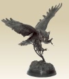 Monumental Owl bronze statue
