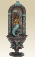 Mermaid On Wall bronze fountain