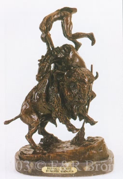 Buffalo Horse Bronze by Frederic Remington