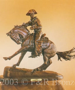 Cowboy bronze by Frederic Remington