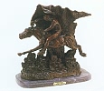 Horsethief Bronze Statue by Frederic Remington