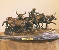 Stampede Bronze Statue by Frederic Remington