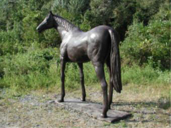 Thoroughbred Horse Bronze Sculpture - 4
