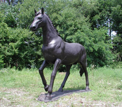 Trotting Horse Bronze - 2