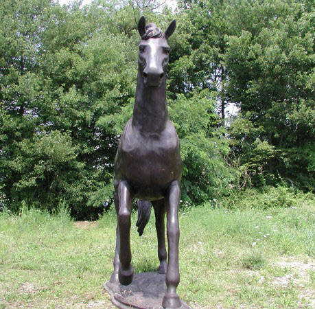 Trotting Horse Bronze - 3