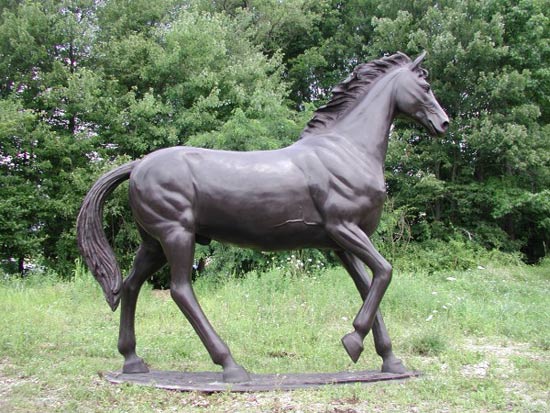 Trotting Horse Bronze - 6