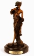 Victorian Girl bronze sculpture by Icart