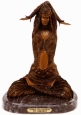 Temple of Godness bronze statue by Chiparus