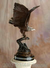 Museum Eagle bronze statue by Moigniez