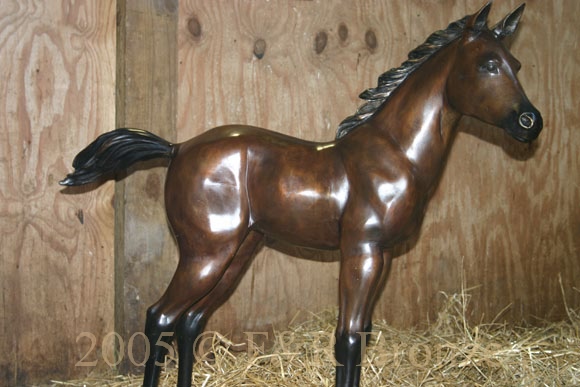 Bronze Foal Standing-2