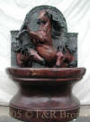 Three Horse Wall bronze fountain