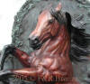 Three Horse Wall bronze sculpture fountain