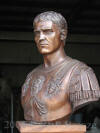Julius Caesar Bust bronze statue