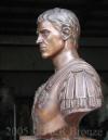 Julius Caesar Bust bronze sculpture