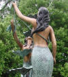 Twin Mermaid bronze reproduction fountain