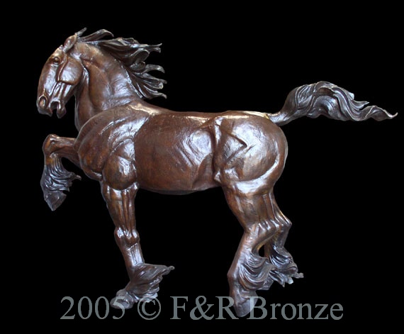 Prideful Stallion bronze Statue