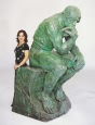 Life size Thinker Bronze Statue by Auguste Rodin