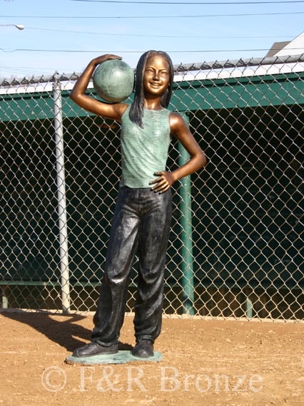 Soccer Girl bronze-2