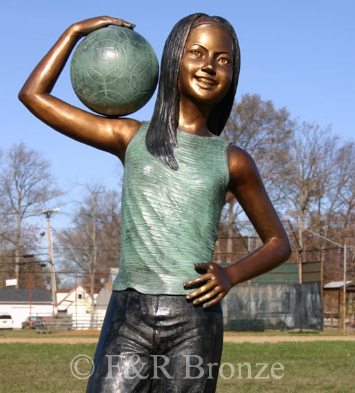Soccer Girl bronze-8