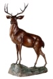 Heroic Deer bronze statue