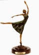 Ballerina bronze statue by E. Degas