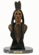 Indian Bust bronze sculpture