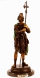 Spanish Soldier bronze statue by Aime
