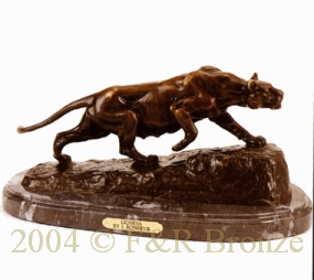 Lioness bronze by Bonheur