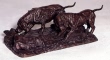 Baby Dogs bronze by Jules Moigniez