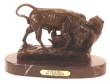 Bear and Bull bronze statue by Bonheur
