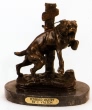 Tethered Mastiff bronze reproduction by Valton