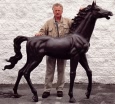 Life Size Yearling Bronze statue