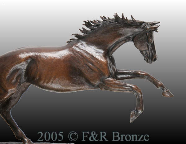 Running Free bronze Sculpture by James Arthur-1