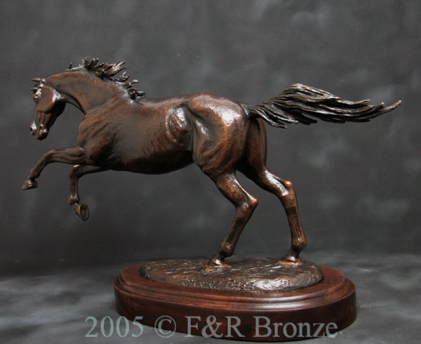 Running Free bronze Sculpture by James Arthur-5
