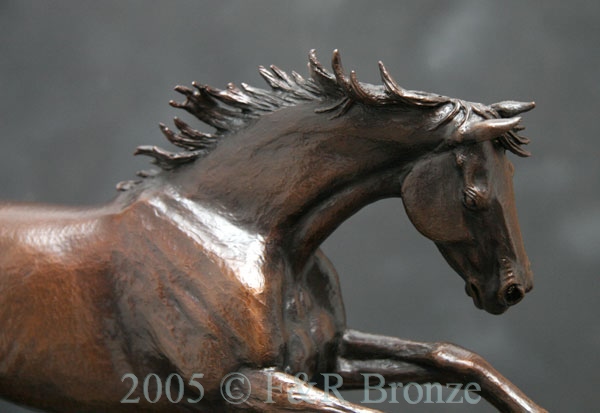 Running Free bronze Sculpture by James Arthur-8